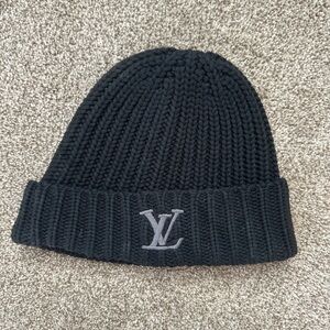 Louis Vuitton Black Knit Hat